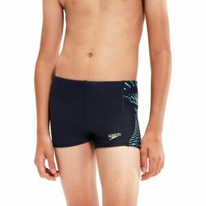 Speedo PLASTISOL PLACEMENT Costum de baie sport băieți, albastru închis, mărime imagine