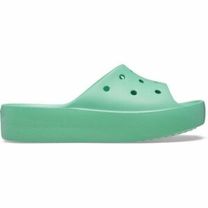 Crocs CLASSIC PLATFORM SLIDE Papuci femei, verde deschis, mărime 39/40 imagine