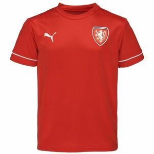 Puma TEAM GOAL TRAINING JERSEY CORE JR Tricou sport băieți, roșu, mărime imagine