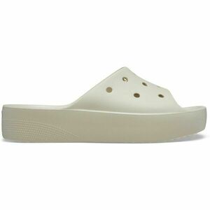 Crocs CLASSIC PLATFORM SLIDE Papuci femei, bej, mărime 37/38 imagine