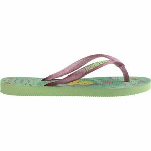 HAVAIANAS KIDS SLIM PRINCESS Șlapi fete, verde deschis, mărime 31/32 imagine