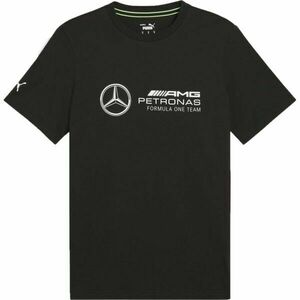 Puma MERCEDES-AMG PETRONAS F1 ESSENTIALS LOGO TEE Tricou pentru bărbați, negru, mărime imagine