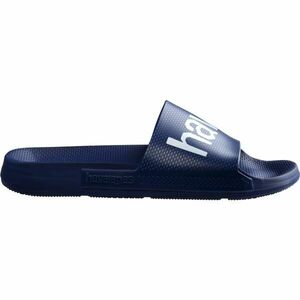 HAVAIANAS SLIDE CLASSIC LOGO MANIA Șlapi unisex, albastru închis, mărime 43/44 imagine