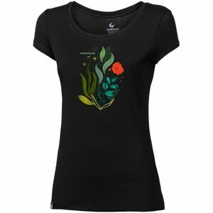 PROGRESS LIBERTA BOUQUET Tricou de bambus femei, negru, mărime imagine