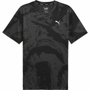 Puma TRAIN ALL DAY AOP TEE Tricou sport bărbați, negru, mărime imagine