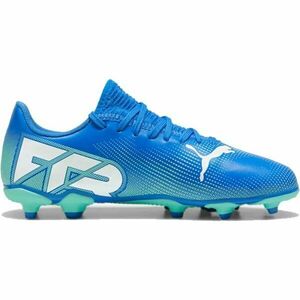 Puma FUTURE 7 PLAY FG/AG JR Ghete de fotbal copii, albastru, mărime 38 imagine