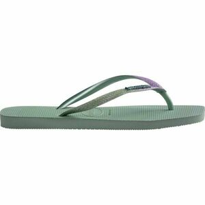 HAVAIANAS SQUARE GLITTER Șlapi pentru femei, verde deschis, mărime 41/42 imagine