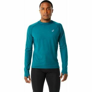 ASICS WINTER RUN LS TOP Tricou de alergare bărbați, verde închis, mărime imagine