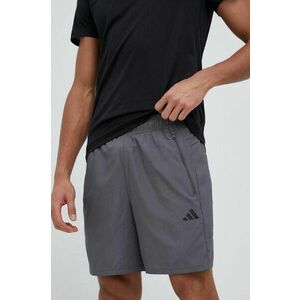 adidas Performance pantaloni scurți de antrenament Train Essentials culoarea gri IC6978 imagine