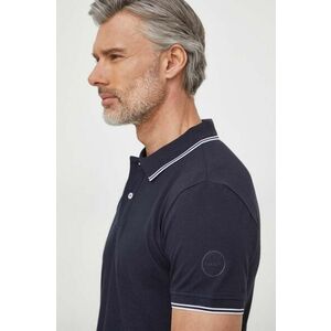 Geox tricou polo M4510R-T3088 M POLO barbati, culoarea albastru marin, neted imagine