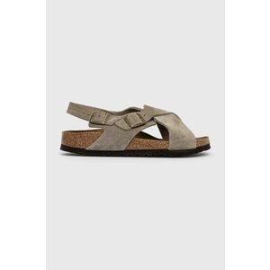 Birkenstock sandale de piele Tulum SFB femei, culoarea bej, 1024110 imagine