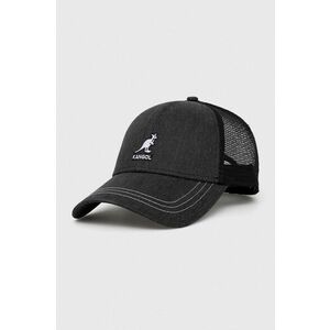 Kangol sapca culoarea negru, neted imagine