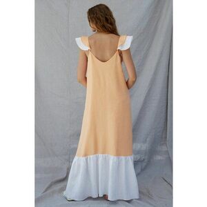 Linen Long Loose Dress imagine