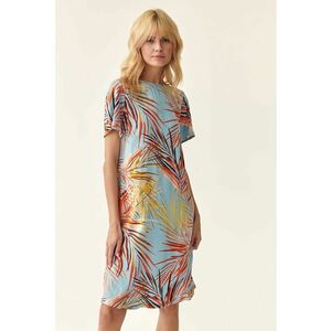 Rochie mini cu imprimeu tropical imagine