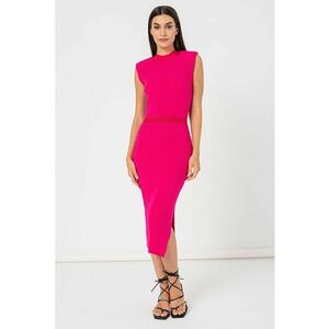 Rochie bodycon tricotata cu slit lateral imagine