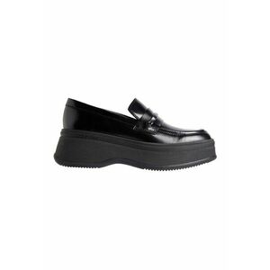 Pantofi loafer de piele cu aspect masiv imagine