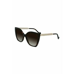 Ochelari de soare cat-eye cu brate texturate imagine