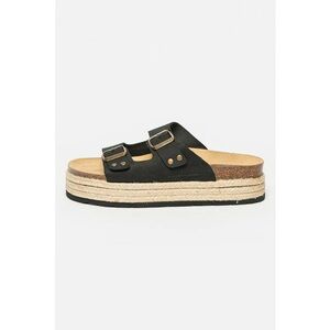 Papuci flatform din piele Ludmilla imagine