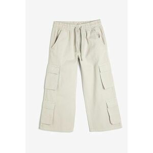 Pantaloni cargo cu snur in talie imagine