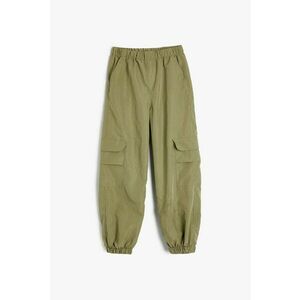 Pantaloni cargo cu talie elastica imagine