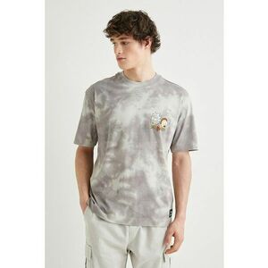 Tricou cu imprimeu tie-dye imagine