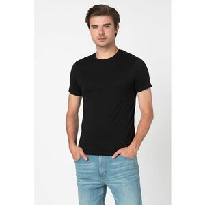 Tricou slim fit cu decolteu la baza gatului imagine