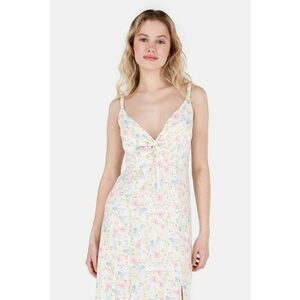 Rochie slim fit cu model floral imagine