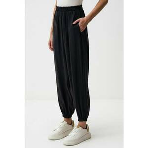 Pantaloni relaxed fit din amestec de modal imagine