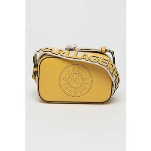 Geanta crossbody de piele cu logo K/Circle imagine