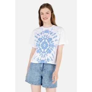 Tricou din bumbac cu imprimeu tie-dye imagine