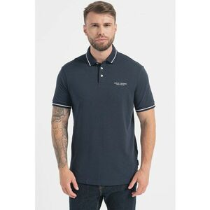 Tricou polo cu detalii contrastante imagine