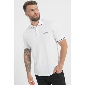 Tricou polo cu detalii contrastante imagine