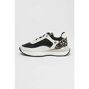 Pantofi sport de piele si plasa cu imprimeu leopard Ari imagine