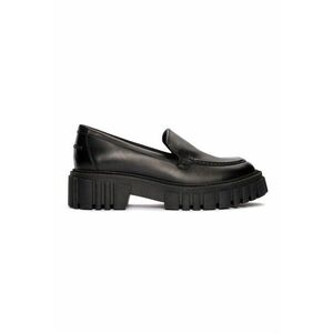 Pantofi loafer de piele cu aspect masiv Page imagine