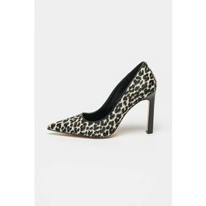 Pantofi stiletto de piele cu par scurt Amara Heron imagine