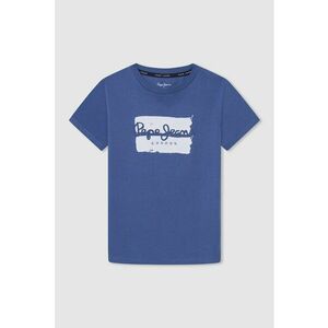 Tricou de bumbac cu imprimeu logo imagine