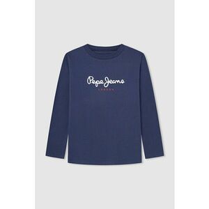 Bluza de bumbac cu imprimeu logo imagine