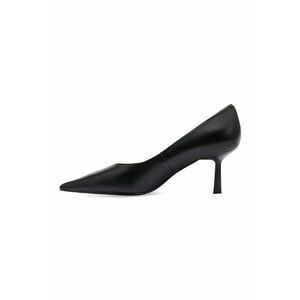 Pantofi stiletto de piele cu varf ascutit imagine