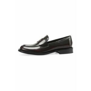 Pantofi loafer de piele cu aspect decolorat imagine