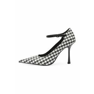 Pantofi stiletto de piele cu varf ascutit imagine