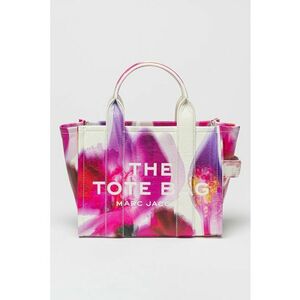 Geanta mica tote de piele cu imprimeu floral The Future imagine