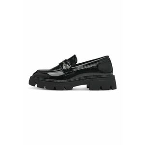 Pantofi loafer din piele ecologica cu aspect lacuit imagine