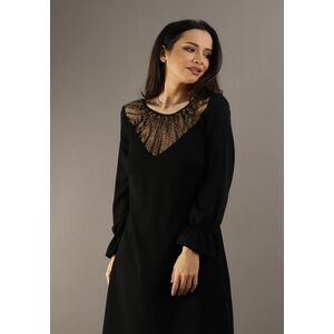 Rochie lejera Negru 36 imagine