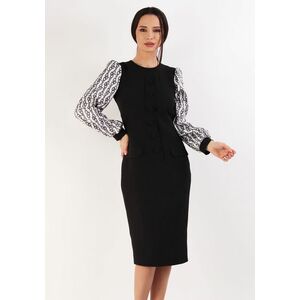 Rochie conica Negru 36 imagine