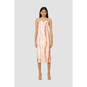 Rochie midi cu aspect tie-dye imagine