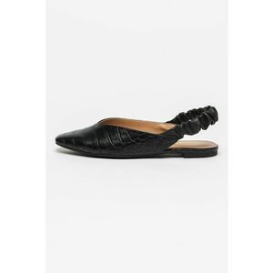 Balerini slingback cu aspect de piele de crocodil Omina imagine