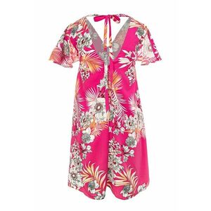 Rochie mini cu imprimeu tropical imagine