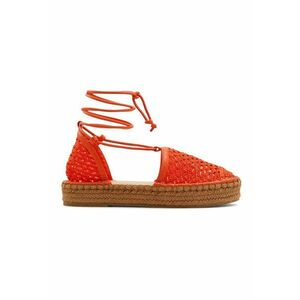 Espadrile cu aspect crosetat Picot imagine