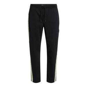 Pantaloni sport relaxed fit cu benzi laterale cu logo imagine