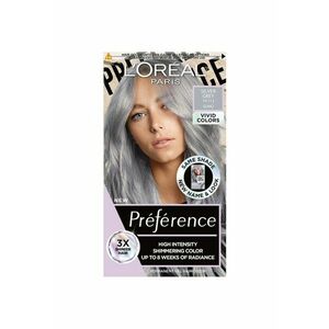 Vopsea de par permanenta cu amoniac Preference Vivid Colours 10.112 Silver Grey - 204 ml imagine